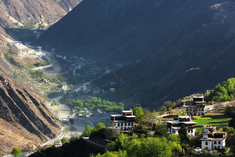 sieu long voi nhung thi tran trung quoc dep mong mo nhu tien canh tren mat dat