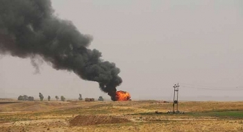 Hai giếng dầu thuộc miền Nam Iraq bị đánh bom
