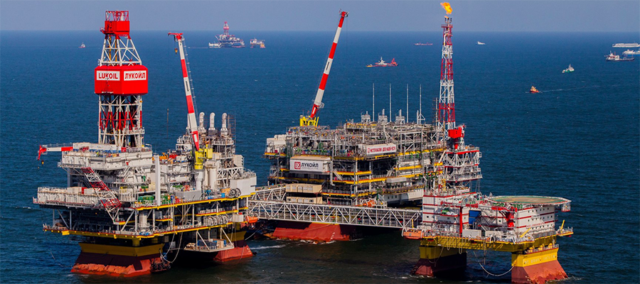 Sản lượng dầu tích lũy của Lukoil vượt quá 35 triệu tấn tại các mỏ ở Bắc Caspian