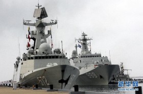 Hạm đội Nam Hải Trung Quốc tập trận ra oai trên Biển Đông