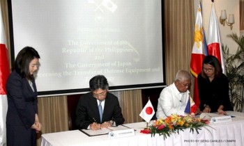 Nhật Bản và Philippines ký Hiệp định Quốc phòng