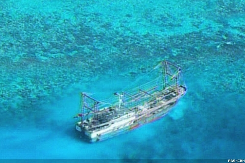 Tàu cá Trung Quốc phá hỏng gần 4.000m2 rạn san hô Tubbataha của Philippines