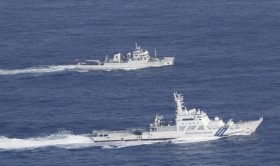 Tàu hải quân Trung Quốc đang ở gần Senkaku/Điếu Ngư