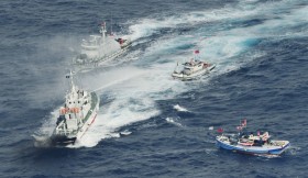 Tàu Trung Quốc, Đài Loan cùng lúc xuất hiện gần Senkaku