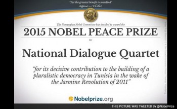 Công bố chủ nhân giải Nobel Hòa bình 2015