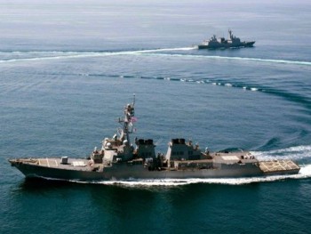 Trung Quốc "nổi cáu" vì Mỹ - Nhật tập trận ở Biển Đông