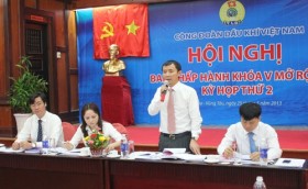 Công đoàn DKVN tổ chức hội nghị Ban Chấp hành khóa V mở rộng