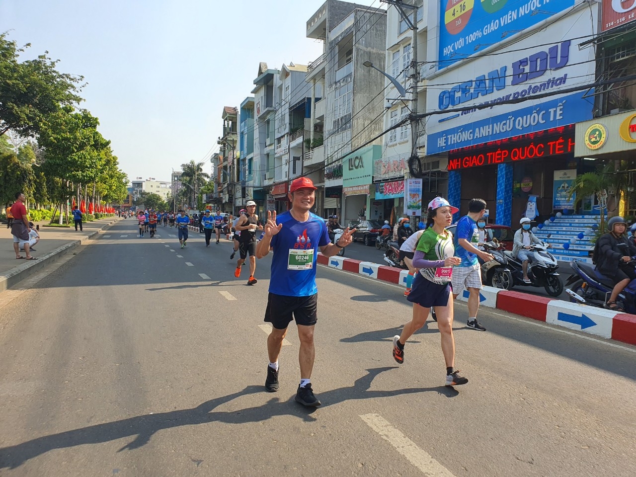 Tất cả VĐV BSR đều hoàn thành đường chạy đăng ký tại Tiền Phong Marathon 2021