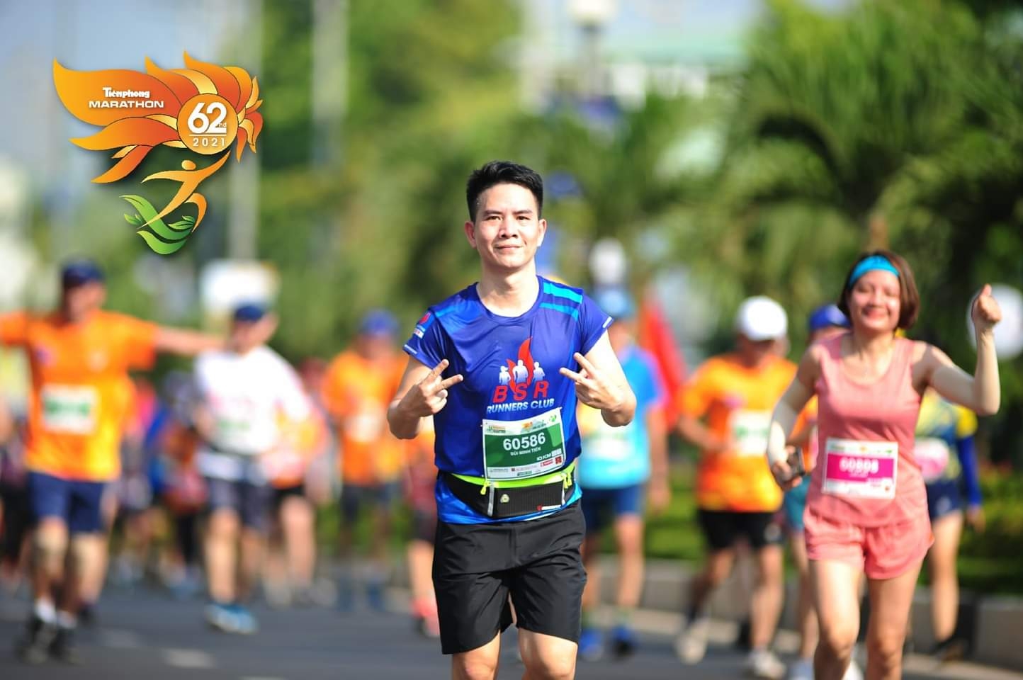 Tất cả VĐV BSR đều hoàn thành đường chạy đăng ký tại Tiền Phong Marathon 2021