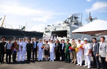 Tàu khu trục của Hải quân Hàn Quốc thăm chính thức Đà Nẵng