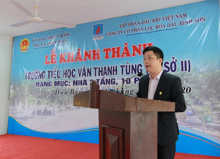 Khánh thành trường học do BSR tài trợ tại Quảng Nam
