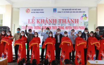 BSR khánh thành công trình trường mầm non xã Triệu Trung (Quảng Trị)