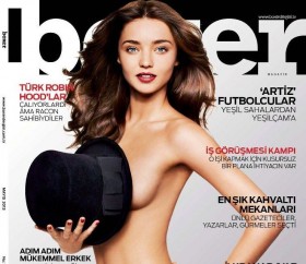 Mỹ nhân nude táo bạo trên bìa tạp chí