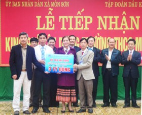 PVN ủng hộ trường THCS ở Nghệ An 3 tỉ đồng