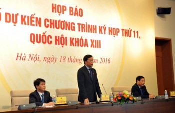 Kỳ họp 11, Quốc hội khóa XIII dành nhiều thời gian cho công tác nhân sự