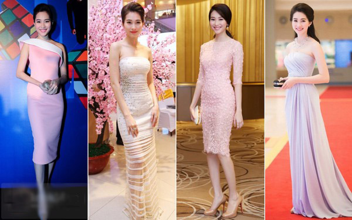 Hoa hậu Đạng Thu Thảo thường xuyên  của nhà thiết kế Lê Thanh Hòa