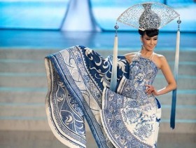 Hoa hậu Trung Quốc giành giải Trang phục dân tộc đẹp nhất