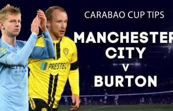 Xem trực tiếp bóng đá Man City vs Burton ở đâu?
