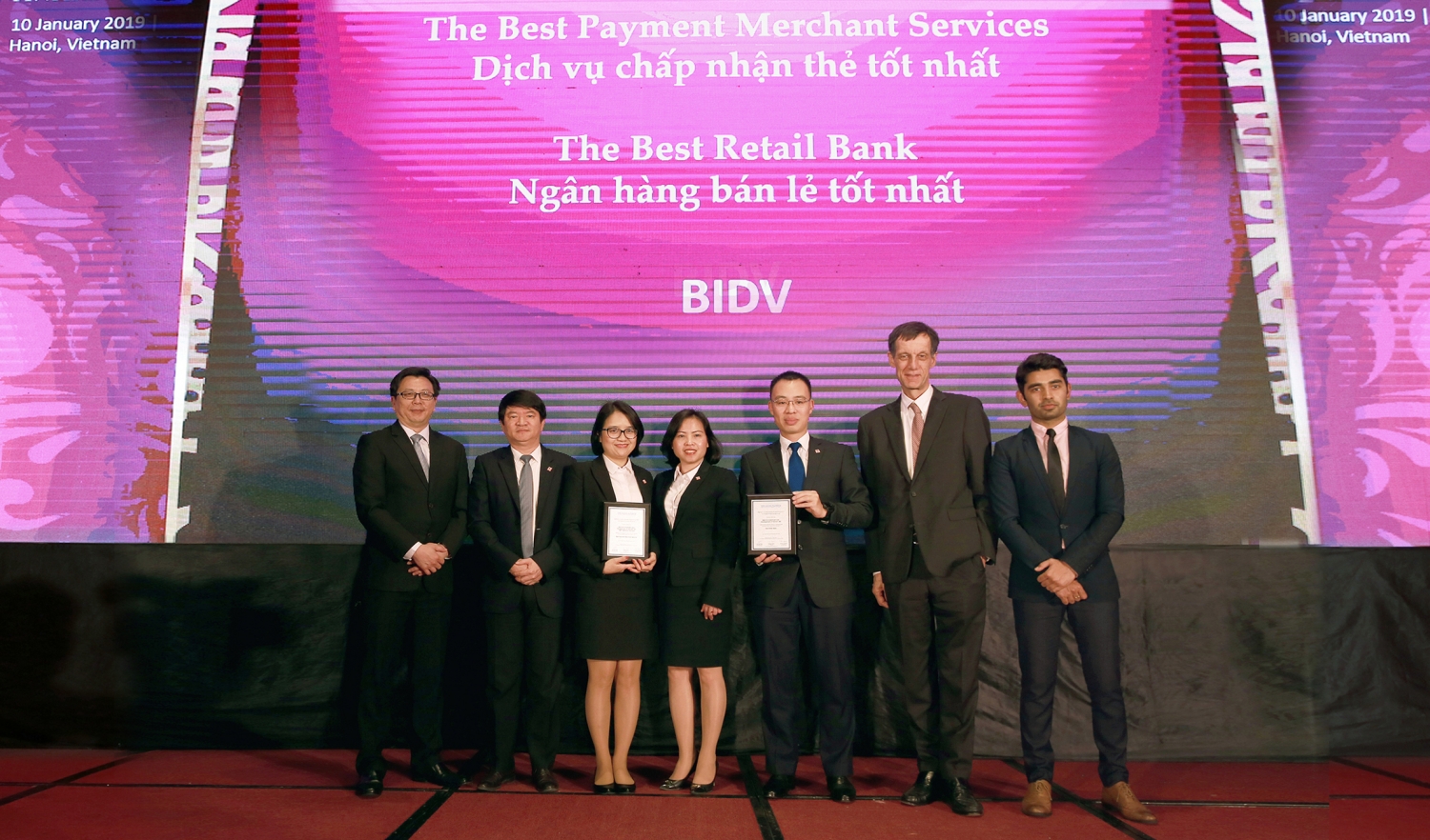 BIDV - “Ngân hàng Bán lẻ tốt nhất Việt Nam” 5 năm liên tiếp