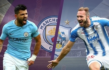 Xem trực tiếp bóng đá Huddersfield vs Man City (Ngoại hạng Anh), 20h30 ngày 20/1