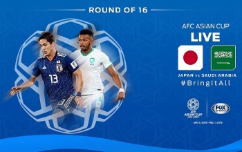 Trực tiếp Nhật Bản 1 - 0 Saudi Arabia: Nhật Bản đụng độ Việt Nam ở tứ kết Asian Cup 2019