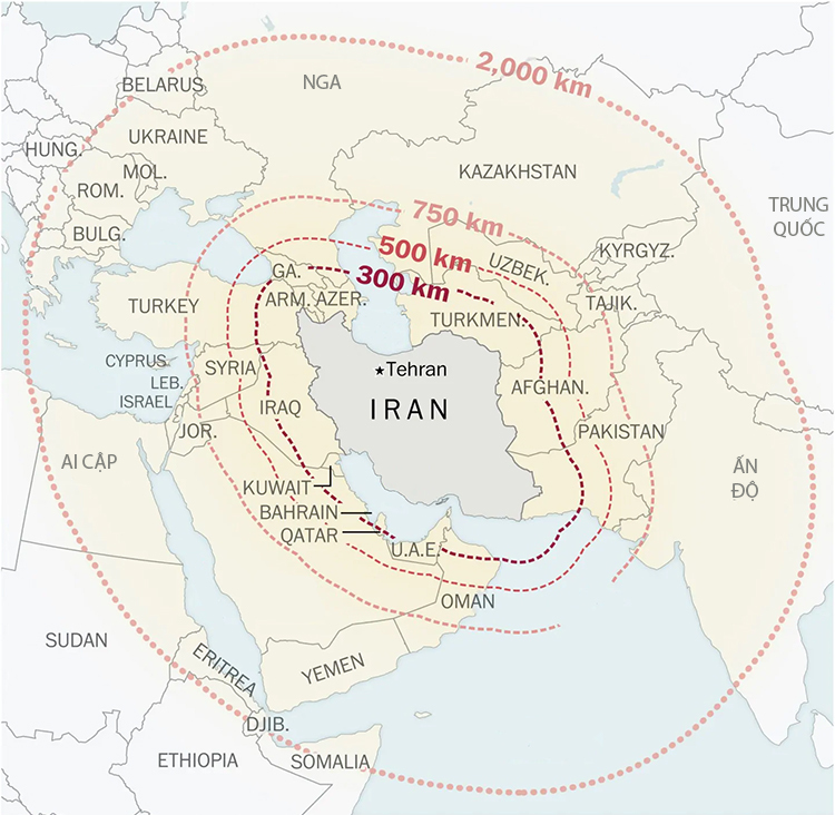 35 năm Iran phát triển kho tên lửa