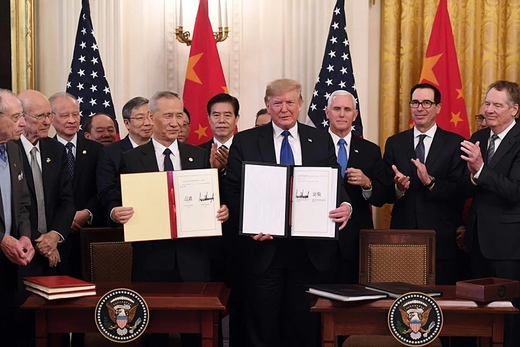 Mỹ - Trung ký thoả thuận thương mại giai đoạn 1