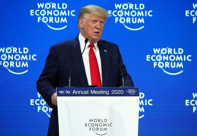 trump khoe thanh tuu kinh te my tai davos