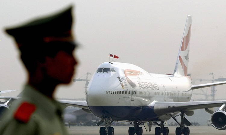 British Airways ngừng mọi chuyến bay đến Trung Quốc