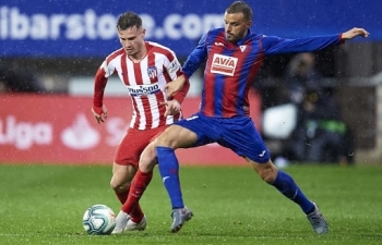 Link xem trực tiếp Eibar vs Atletico Madrid (La Liga), 3h30 ngày 22/1