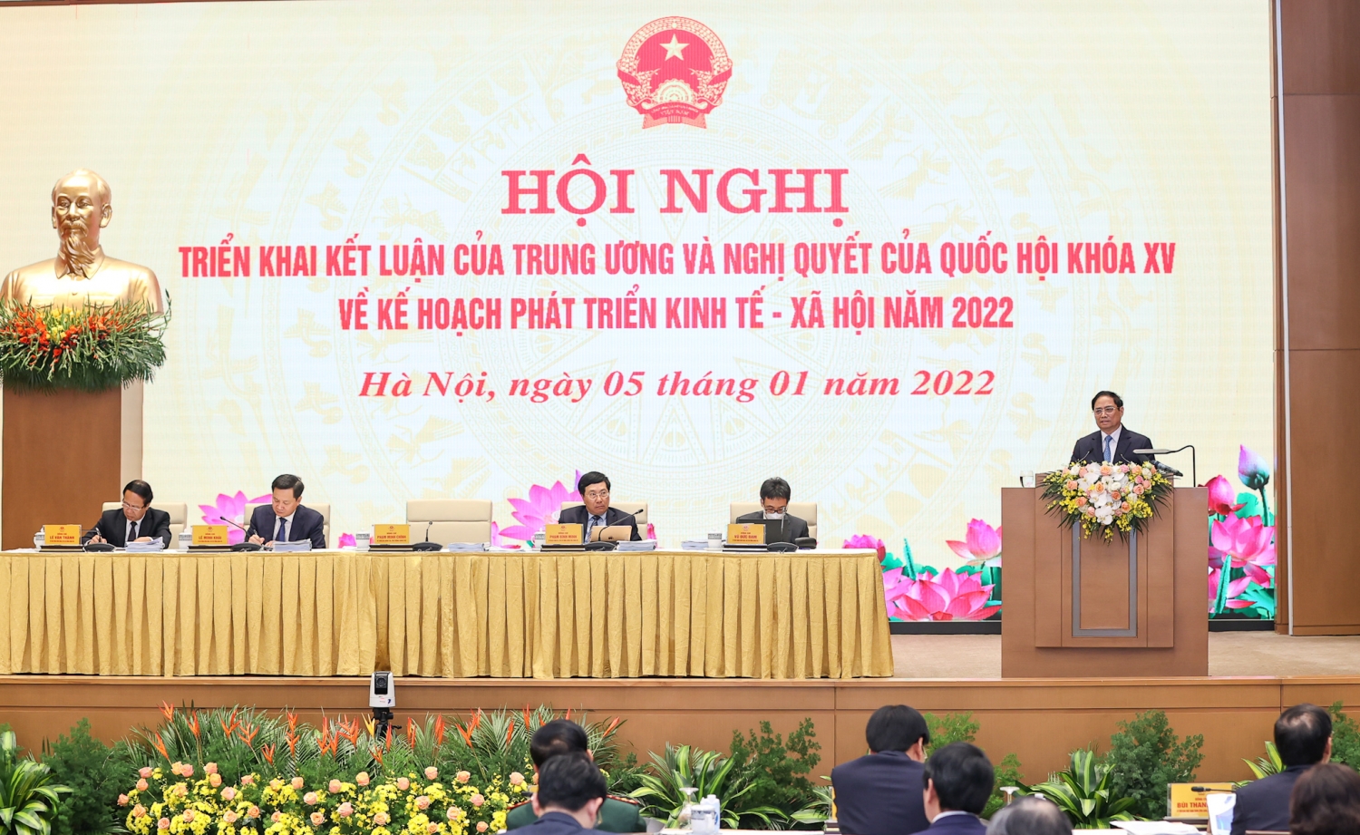 Phấn đấu năm 2022 là năm chiến thắng dịch bệnh, kinh tế phục hồi và phát triển