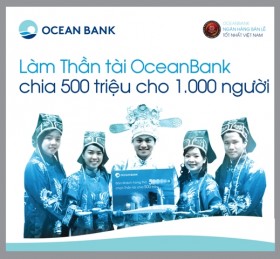 OceanBank dành 500 triệu mừng khách hàng thứ 500.000