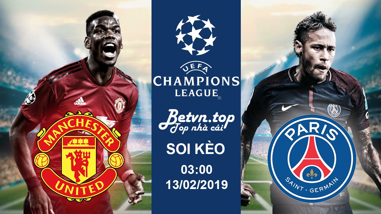 Xem trực tiếp bóng đá Man Utd vs PSG (C1 châu Âu), 3h ngày 13/2