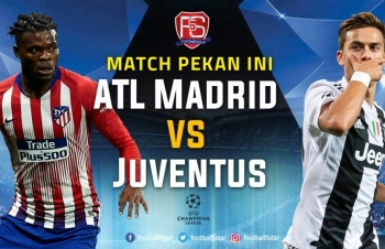 Link xem trực tiếp Atletico Madrid vs Juventus (Cúp C1 châu Âu), 3h ngày 21/2