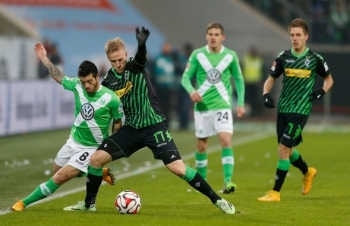 Xem trực tiếp Monchengladbach vs Wolfsburg (VĐ Đức), 21h30 ngày 23/2