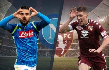 Xem trực tiếp Napoli vs Torino ở đâu?