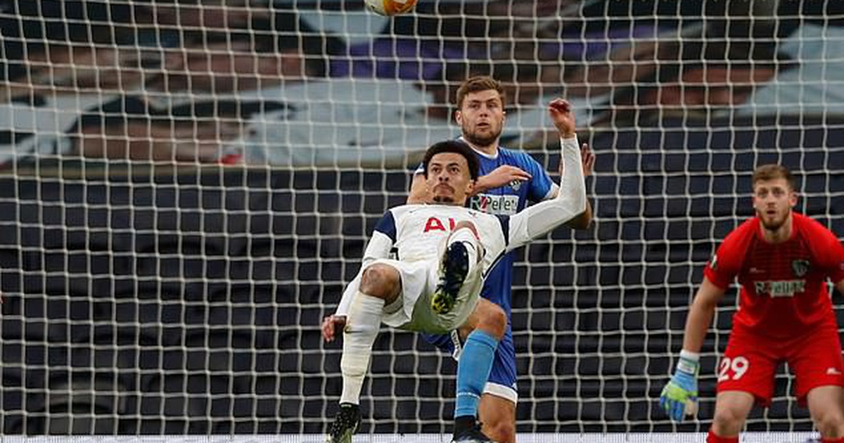 Dele Alli lập siêu phẩm "xe đạp chổng ngược", Tottenham đại thắng 4-0