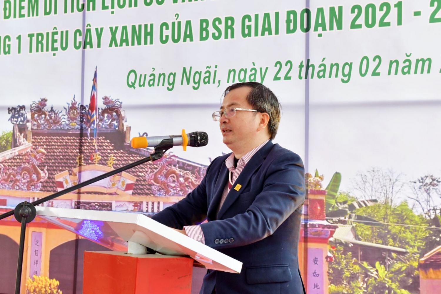 BSR ra quân trồng cây tại các điểm di tích lịch sử văn hóa tỉnh Quảng Ngãi