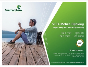 Vietcombank ra mắt VCB-Mobile B@nking phiên bản mới