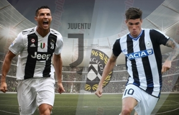 Xem trực tiếp bóng đá Juventus vs Udinese, vòng 27 Serie A ở đâu?