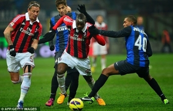 Xem trực tiếp bóng đá AC Milan vs Inter Milan ở đâu?