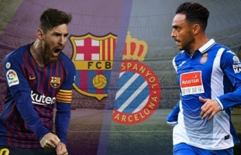 Xem trực tiếp bóng đá Barcelona vs Espanyol (La Liga), 22h15 ngày 30/3