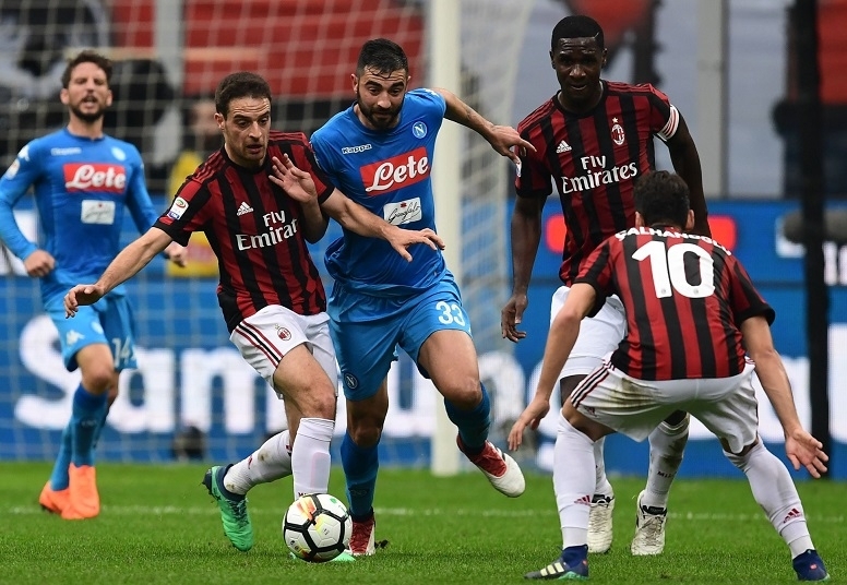 Link xem trực tiếp AC Milan vs Napoli (Serie A), 2h45 ngày 15/3