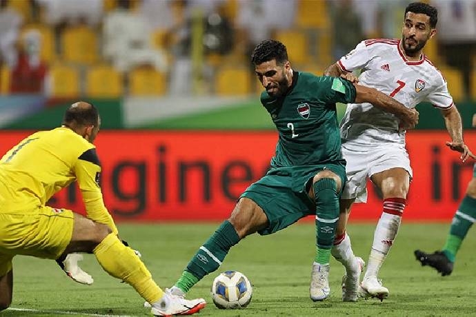 Link xem trực tiếp Iraq vs UAE (vòng loại World Cup 2022), 0h ngày 25/3