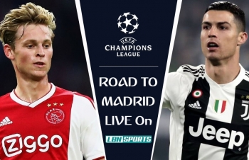 Link xem trực tiếp bóng đá Ajax vs Juventus (Tứ kết C1 châu Âu), 2h ngày 11/4