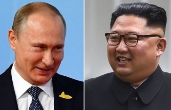 Ông Kim Jong-un đánh tiếng hợp tác với ông Putin giữa lúc căng thẳng với Mỹ