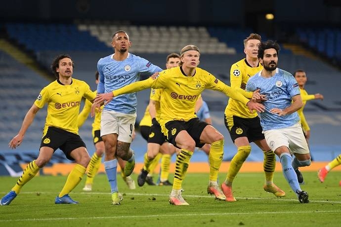 Link xem trực tiếp Dortmund vs Man City (Cup C1 Châu Âu), 2h ngày 15/4