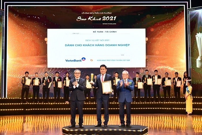 VietinBank xuất sắc giật 3 giải thưởng tại Sao Khuê năm 2021
