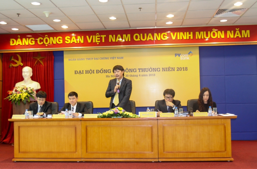 pvcombank to chuc thanh cong dai hoi dong co dong thuong nien nam 2018