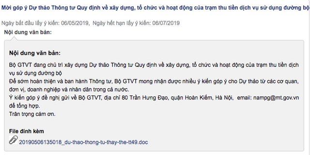 Bộ Giao thông tính gọi trạm thu phí thành… “trạm thu tiền”